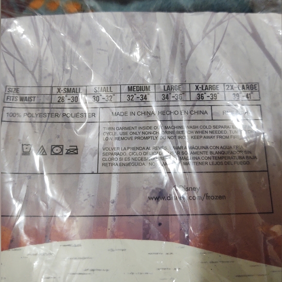 Disney Frozen II/ 2 Fair Isle Fleece Pajamas Pants NWT - Picture 7 of 7